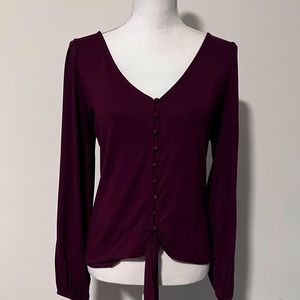 Venus Tie Ftont Button- Up Top